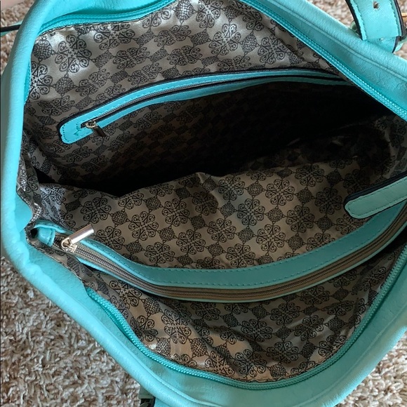 NWT Large Light Mint Green/Aqua Bag - Picture 4 of 5